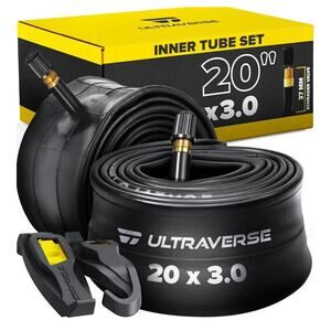 Ultraverse 20x4.0, 26x4.0, 20x3.0, 26x3.0 Inner Tube Set with Schrade 4 mountain